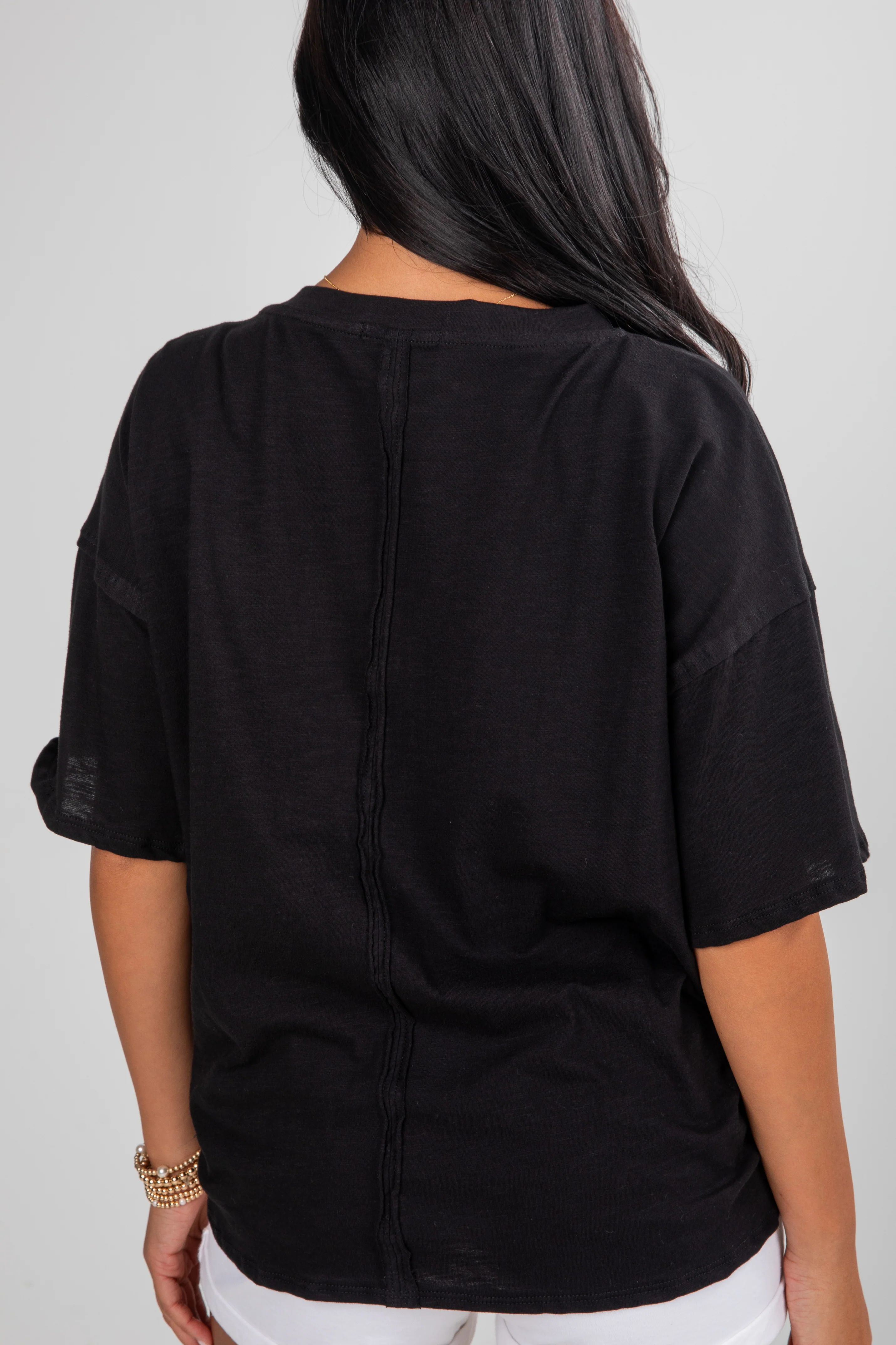 FINAL SALE - Abigail Everyday Short Sleeve Tee - DU DEAL