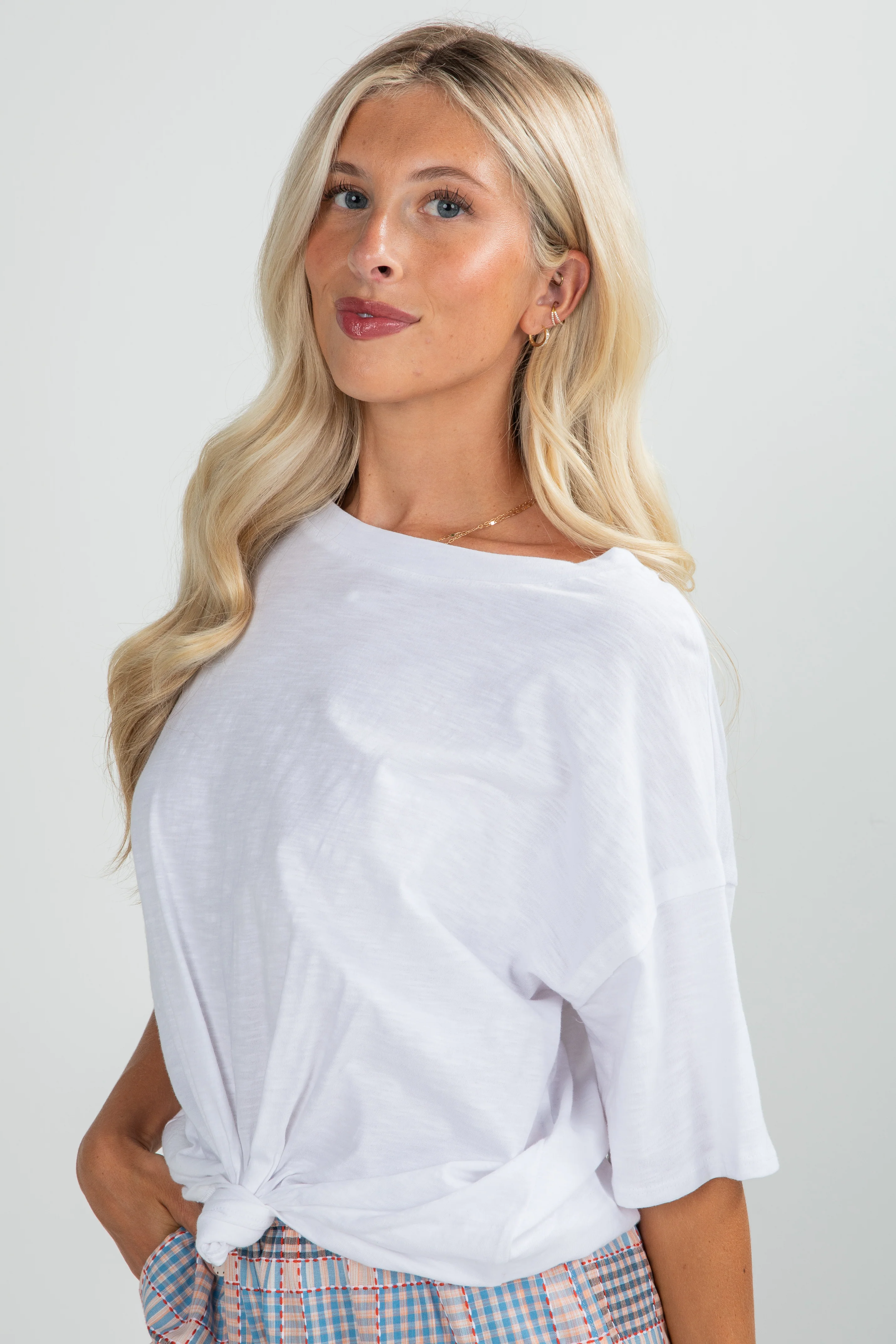FINAL SALE - Abigail Everyday Short Sleeve Tee - DU DEAL