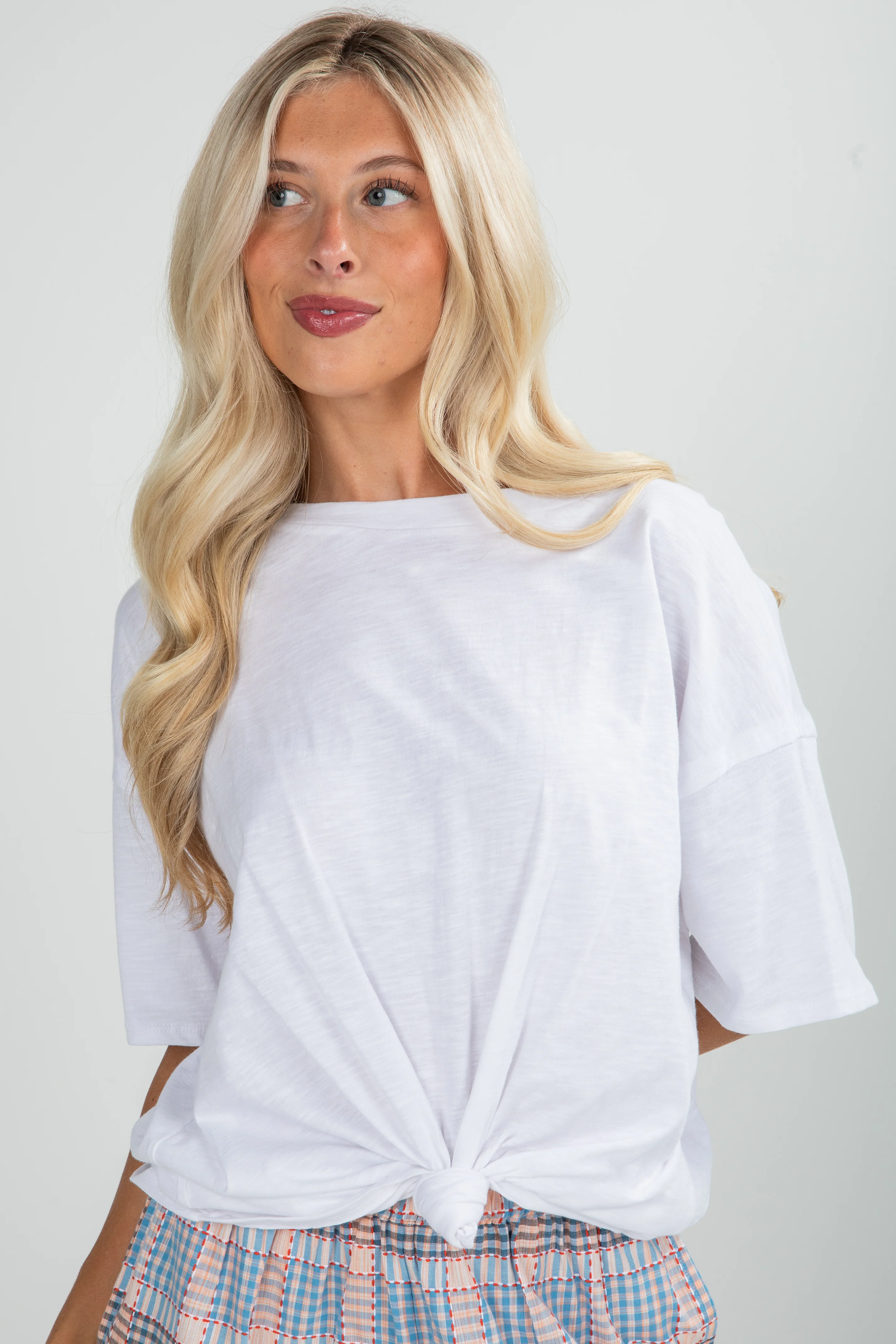FINAL SALE - Abigail Everyday Short Sleeve Tee - DU DEAL