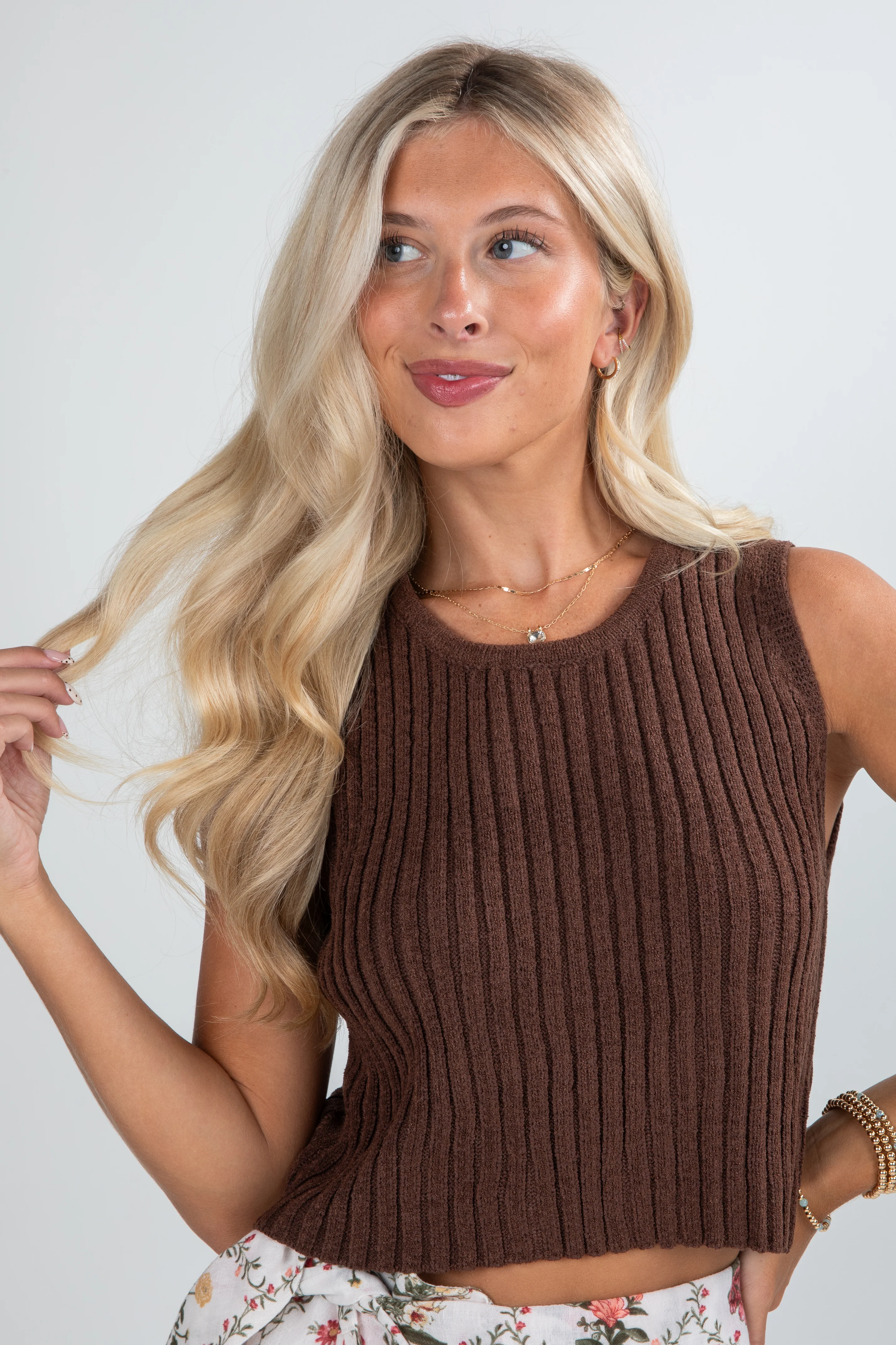 FINAL SALE - Anyone Can See Sweater Tank