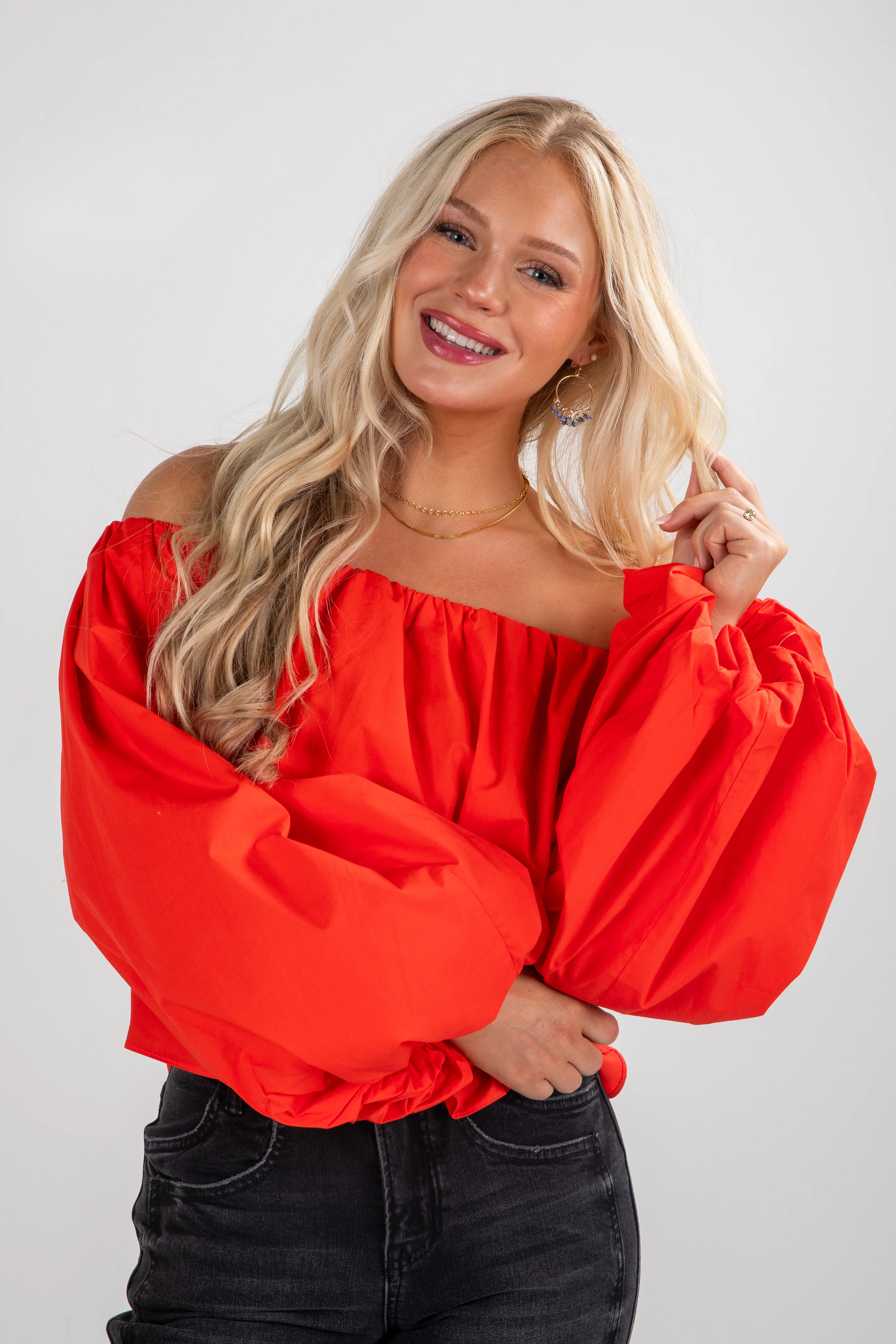 FINAL SALE - Come Along Off-The-Shoulder Blouse 10 FINAL SALE - Come Along Off-The-Shoulder Blouse