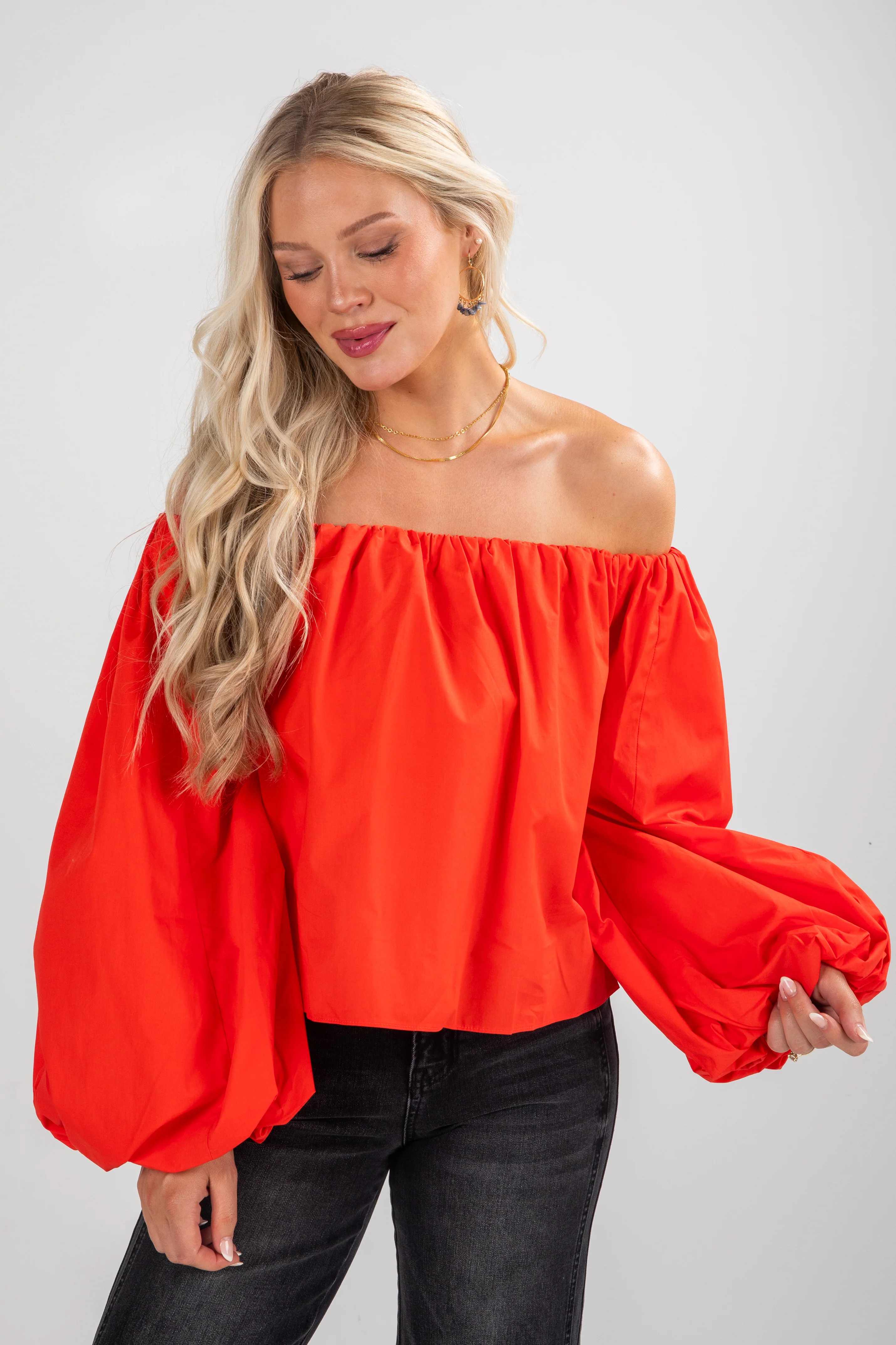 FINAL SALE - Come Along Off-The-Shoulder Blouse 3 FINAL SALE - Come Along Off-The-Shoulder Blouse
