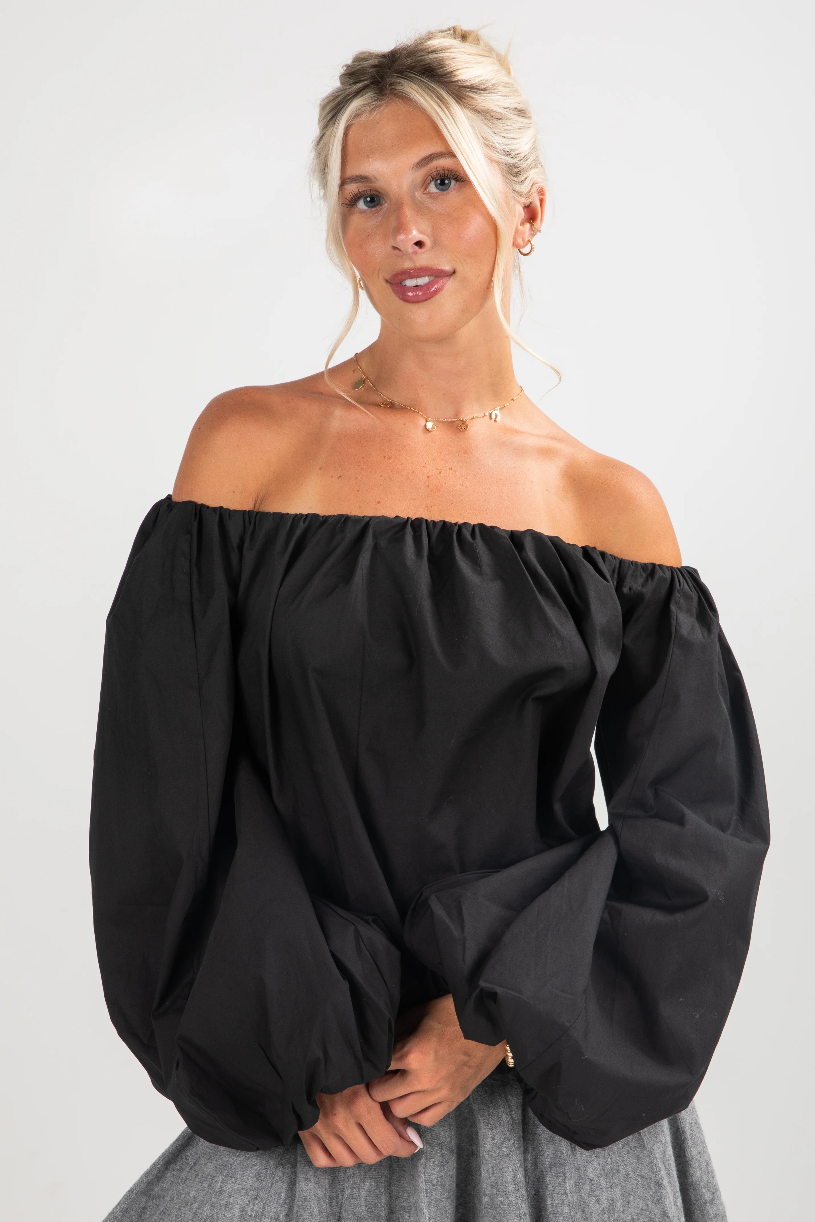 FINAL SALE - Come Along Off-The-Shoulder Blouse 7 FINAL SALE - Come Along Off-The-Shoulder Blouse