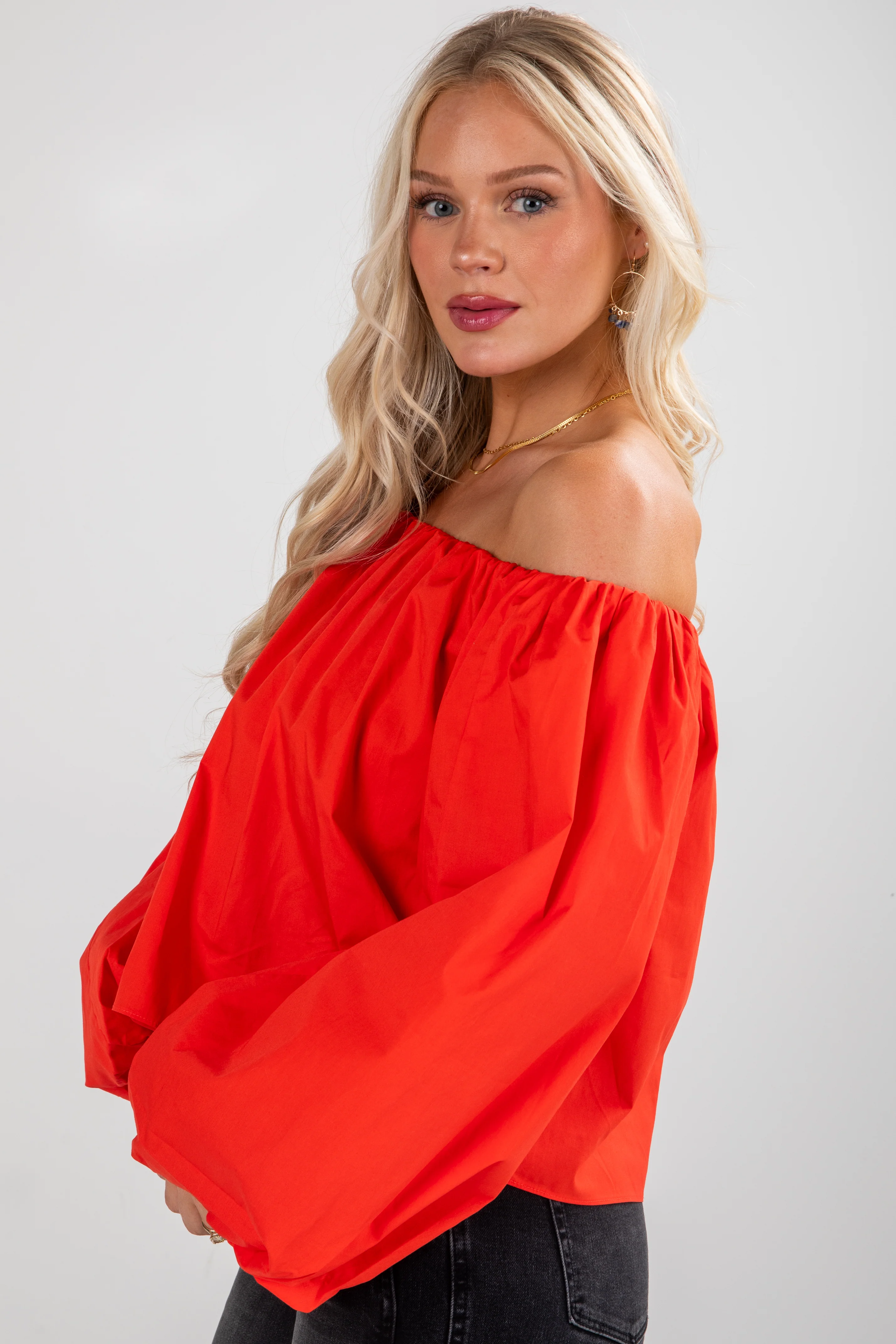 FINAL SALE - Come Along Off-The-Shoulder Blouse 8 FINAL SALE - Come Along Off-The-Shoulder Blouse