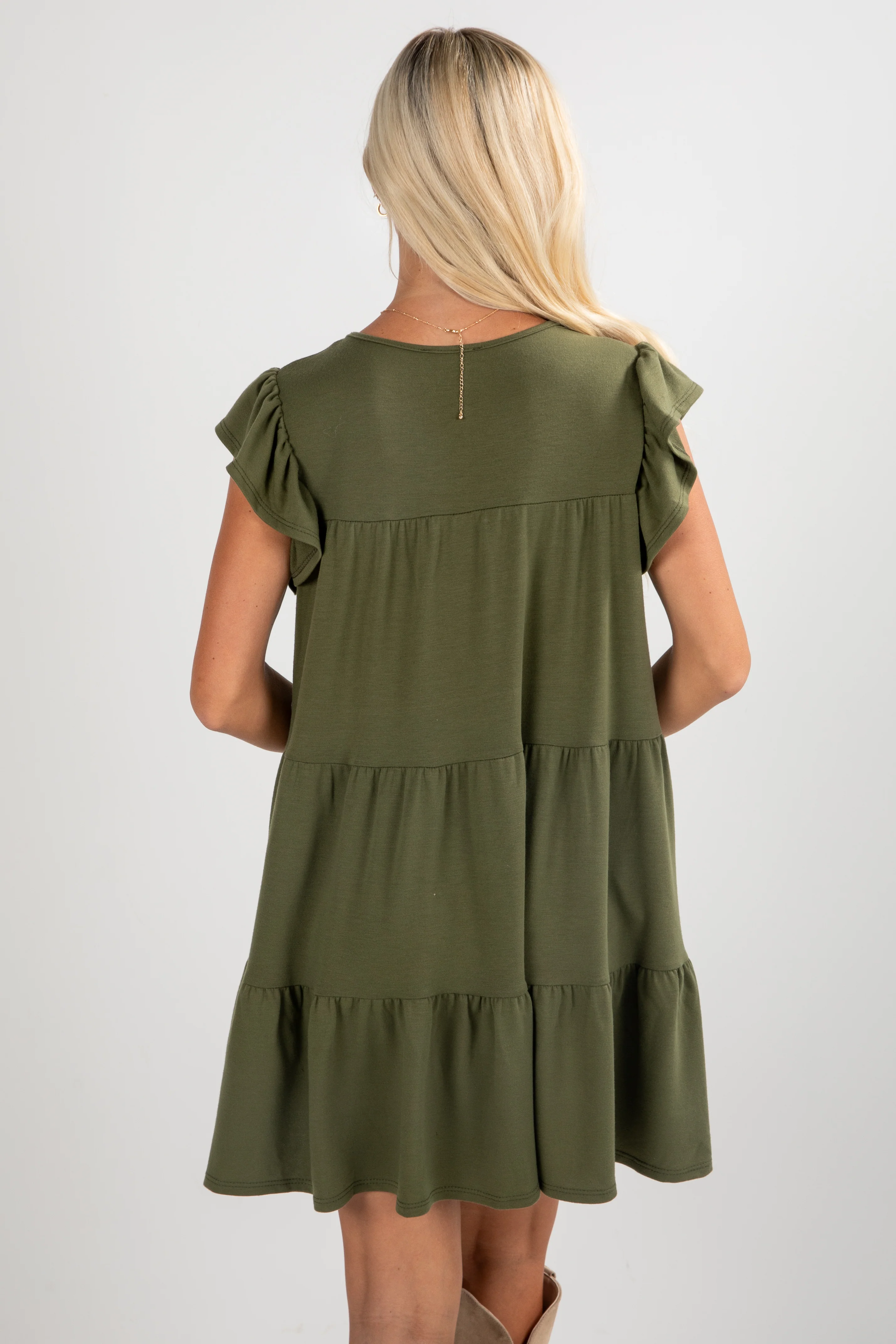 FINAL SALE - All Dolled Up Tiered Mini Dress