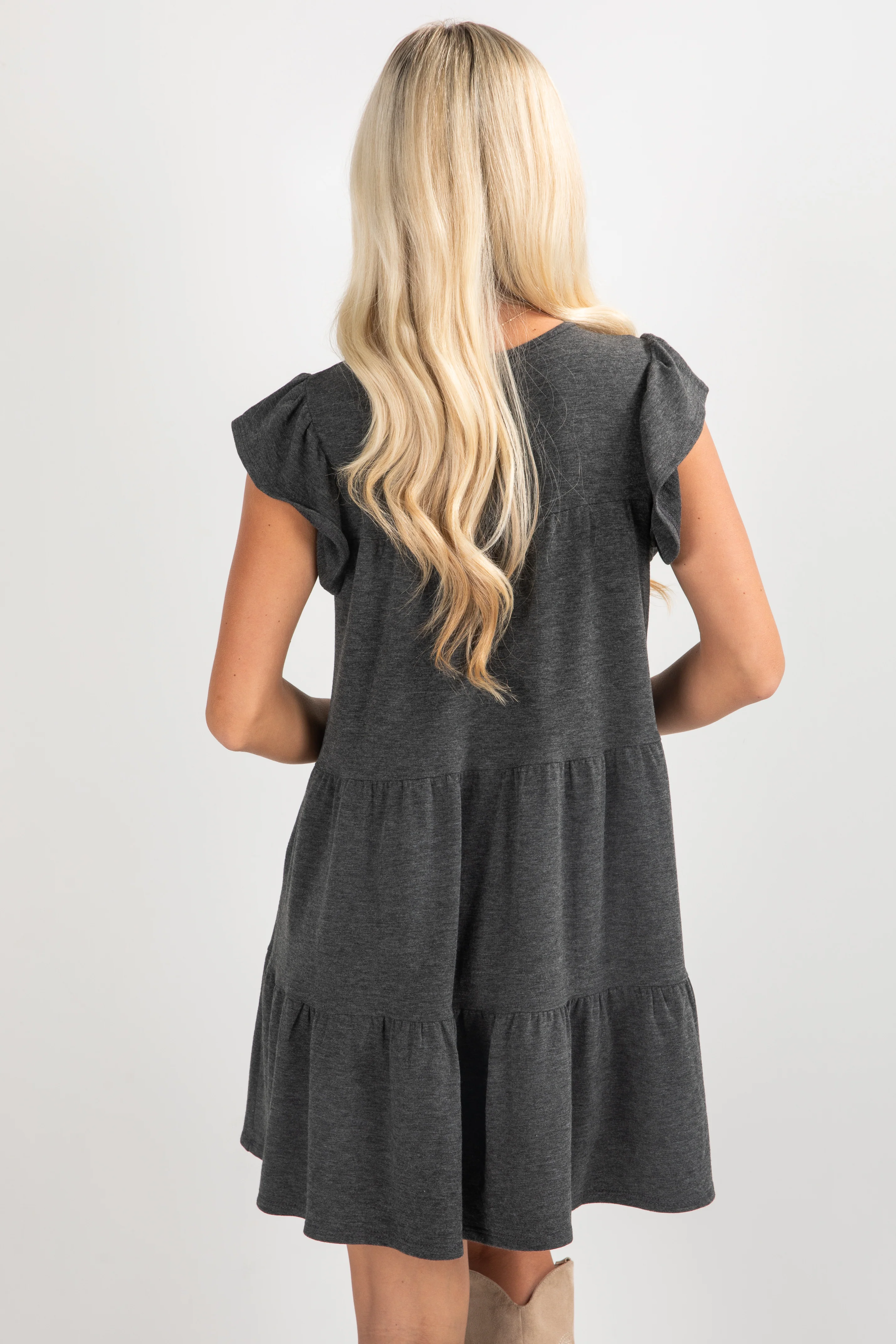 FINAL SALE - All Dolled Up Tiered Mini Dress