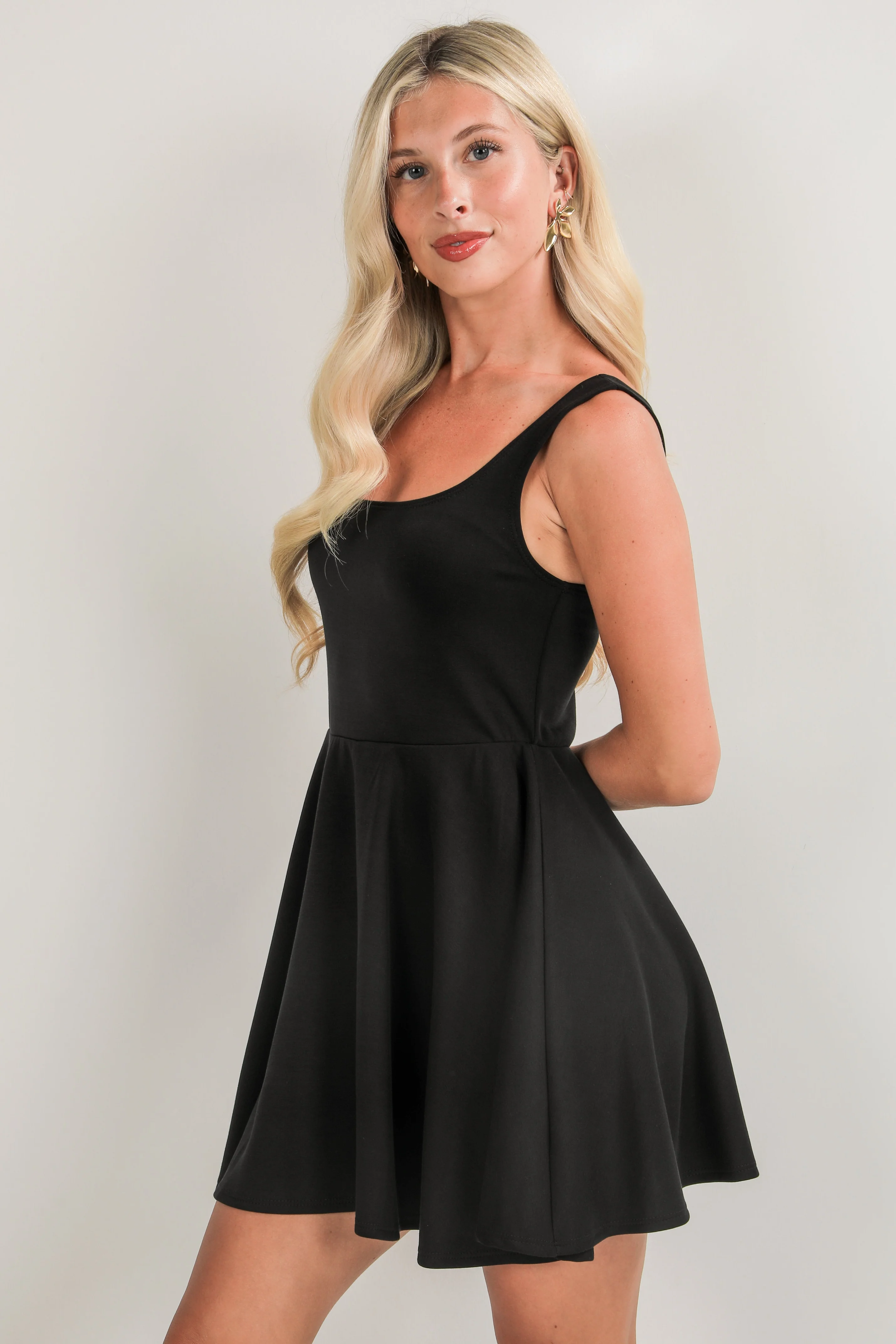 FINAL SALE - Heart On My Sleeve Black Mini Dress 3 FINAL SALE - Heart On My Sleeve Black Mini Dress