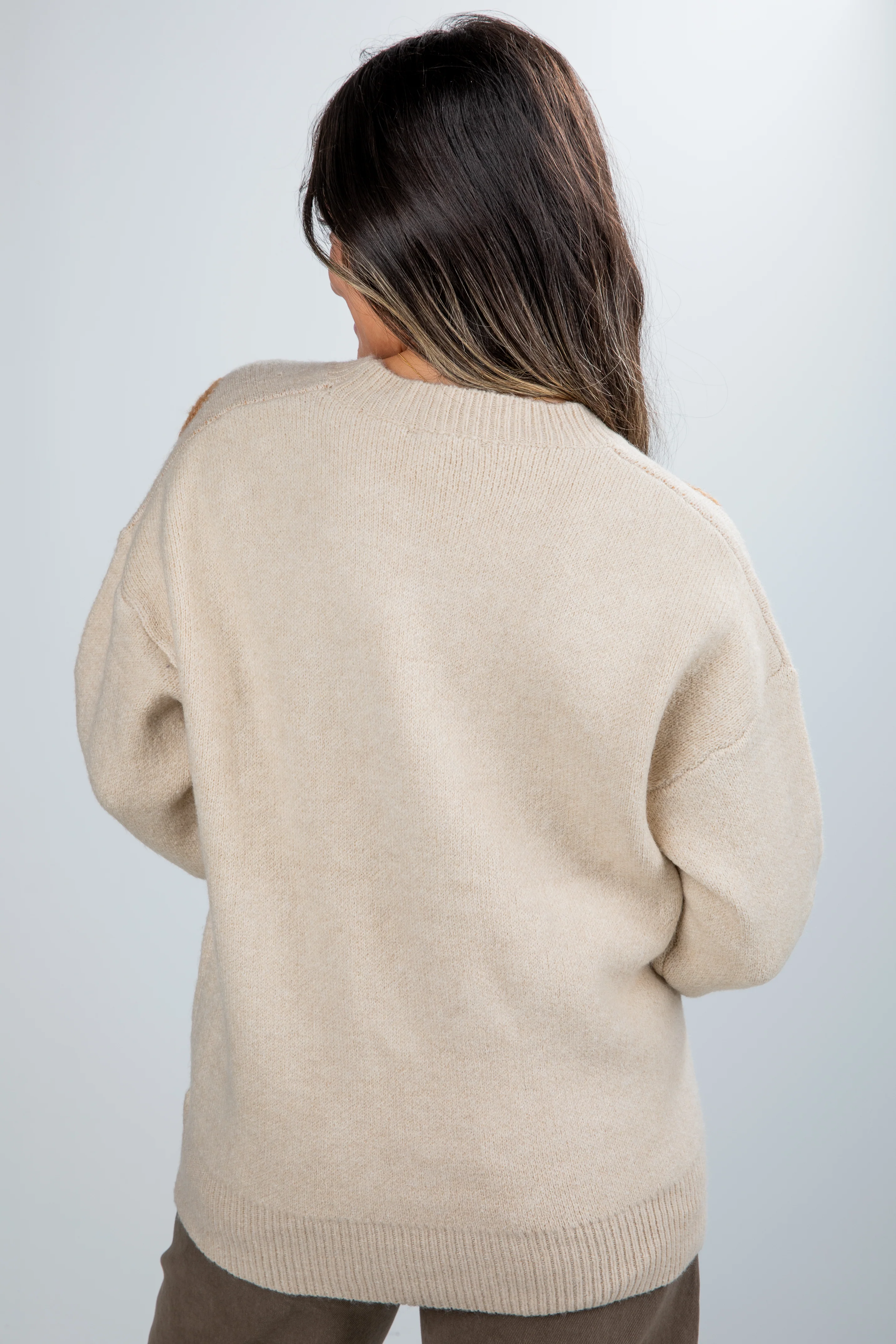 FINAL SALE - Look To Me Flower Sweater