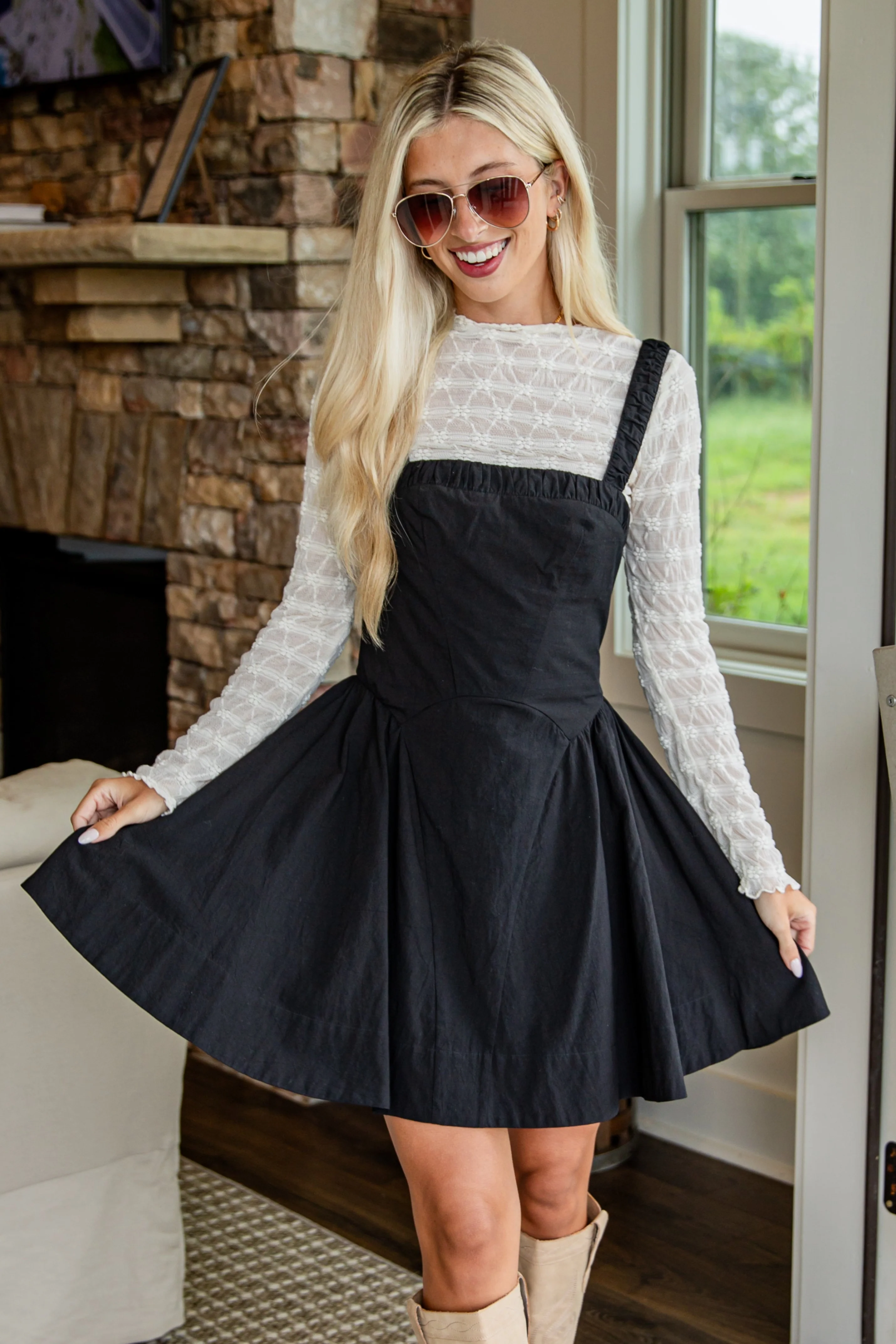 FINAL SALE - Say Less Black Mini Dress 7 FINAL SALE - Say Less Black Mini Dress