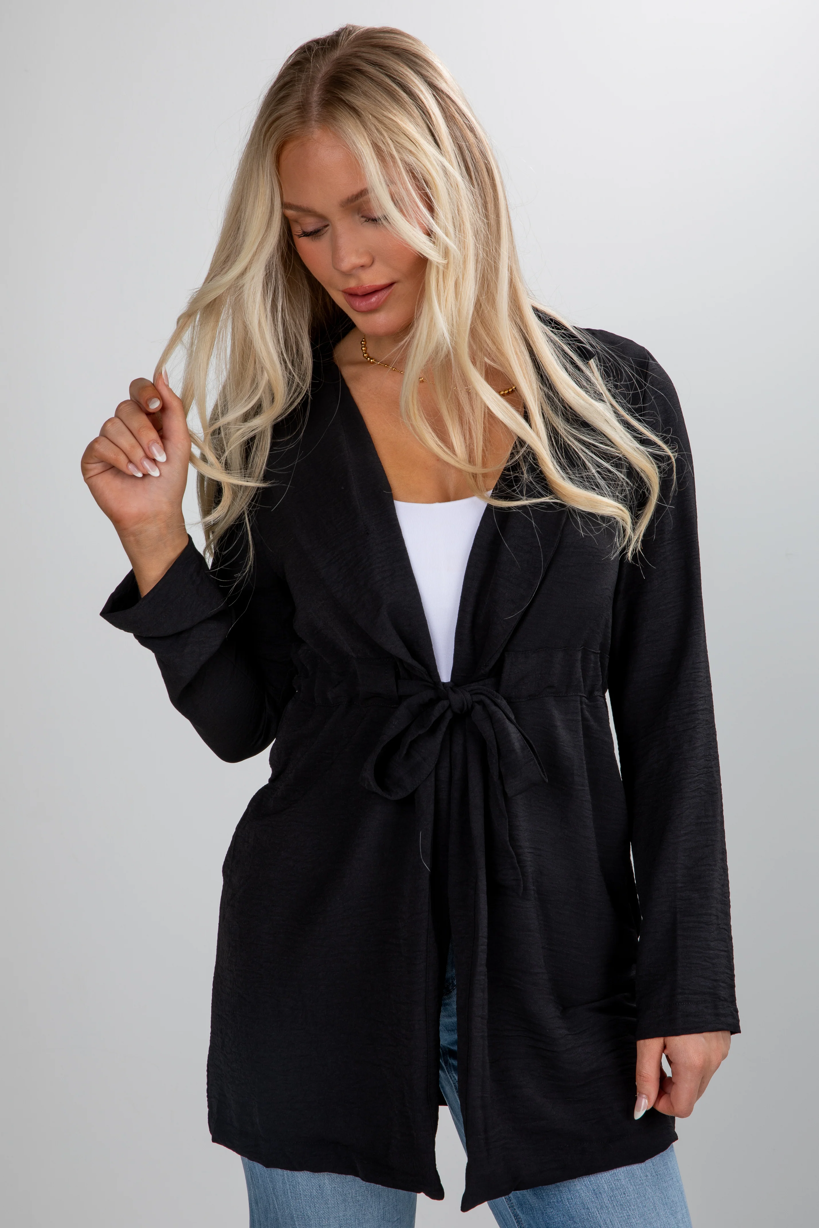 FINAL SALE - Cherished Moments Black Blazer - DU DEAL 4 FINAL SALE - Cherished Moments Black Blazer - DU DEAL