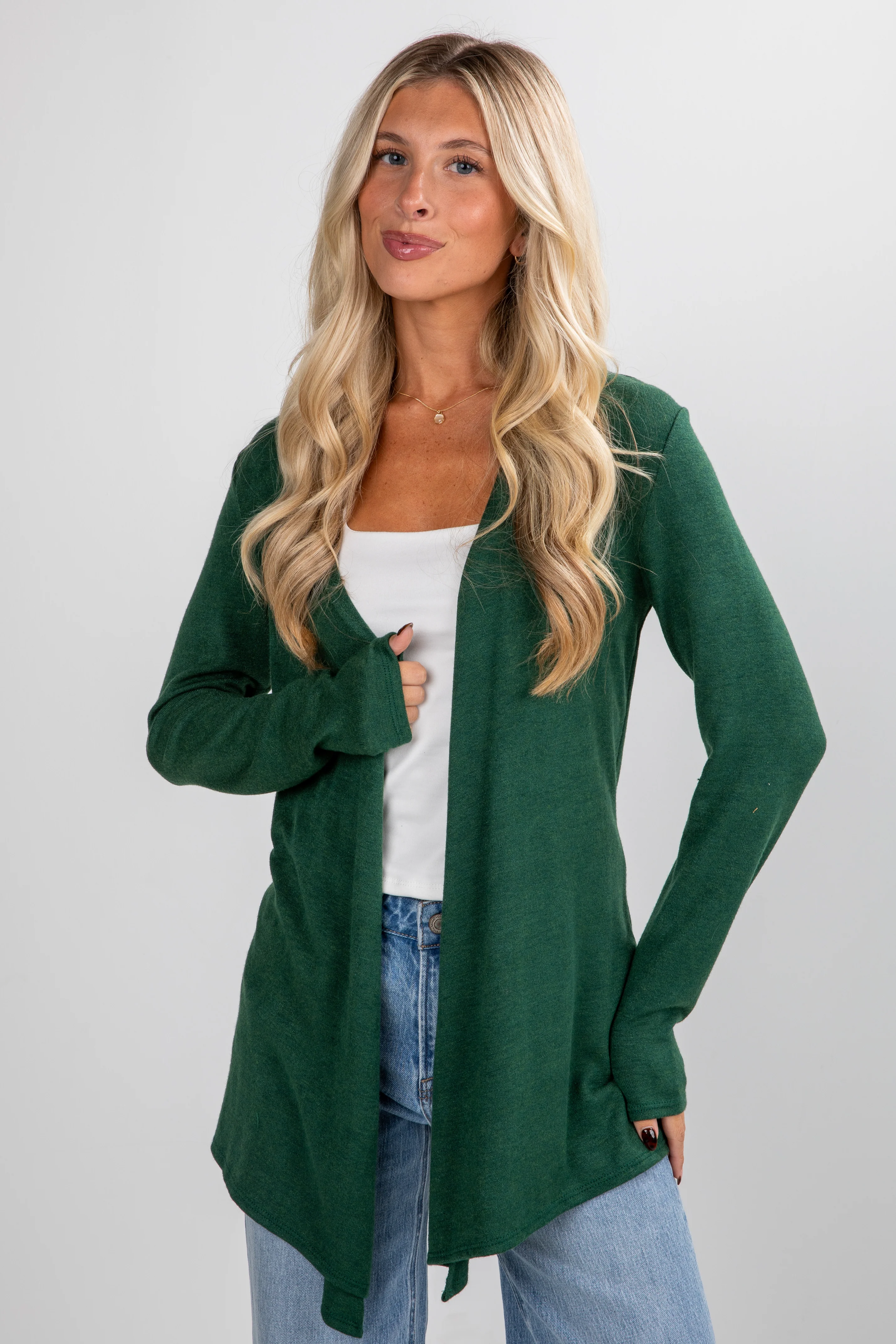 FINAL SALE - On The Line Soft Knit Cardigan - DU DEAL