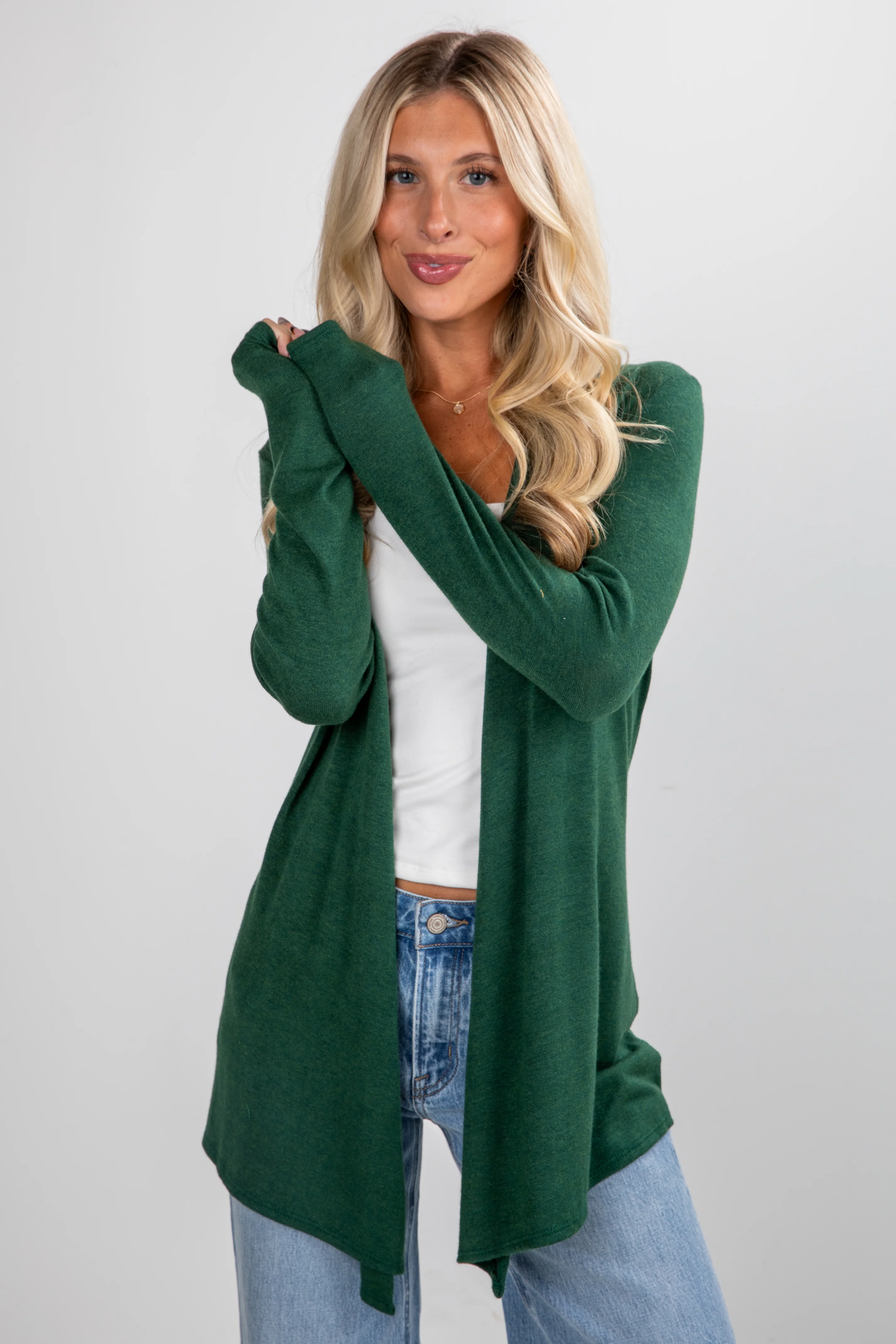FINAL SALE - On The Line Soft Knit Cardigan - DU DEAL