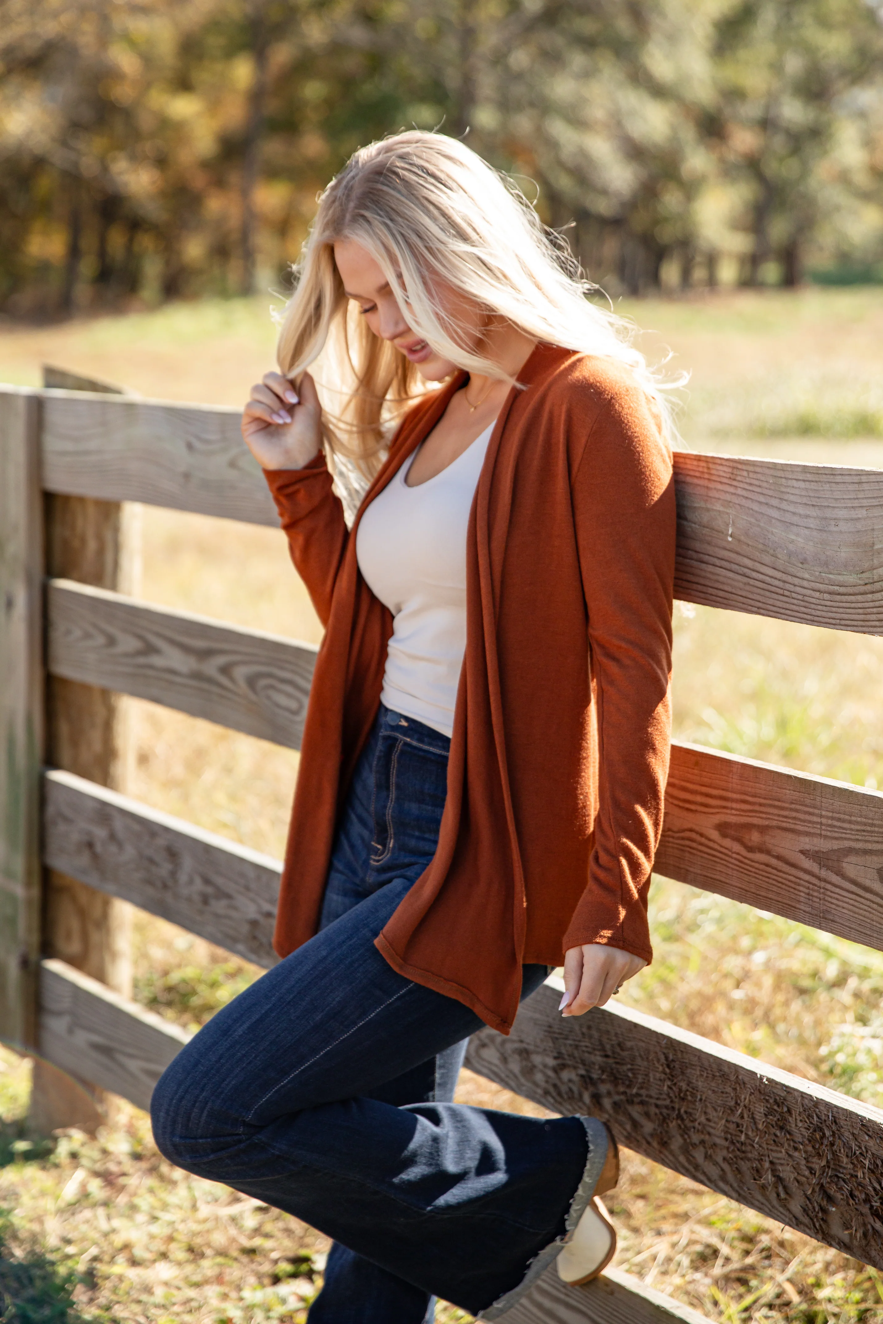 FINAL SALE - On The Line Soft Knit Cardigan - DU DEAL
