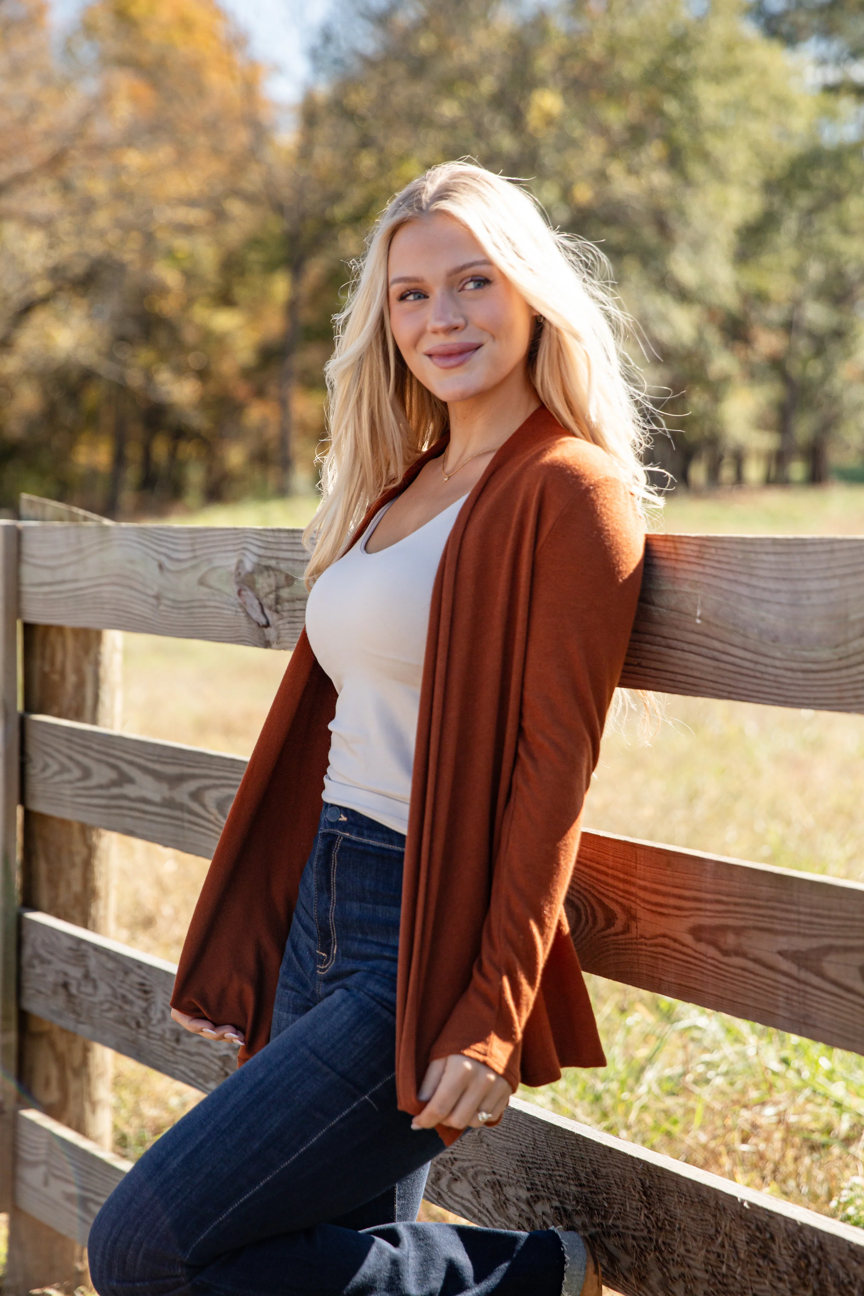 FINAL SALE - On The Line Soft Knit Cardigan - DU DEAL