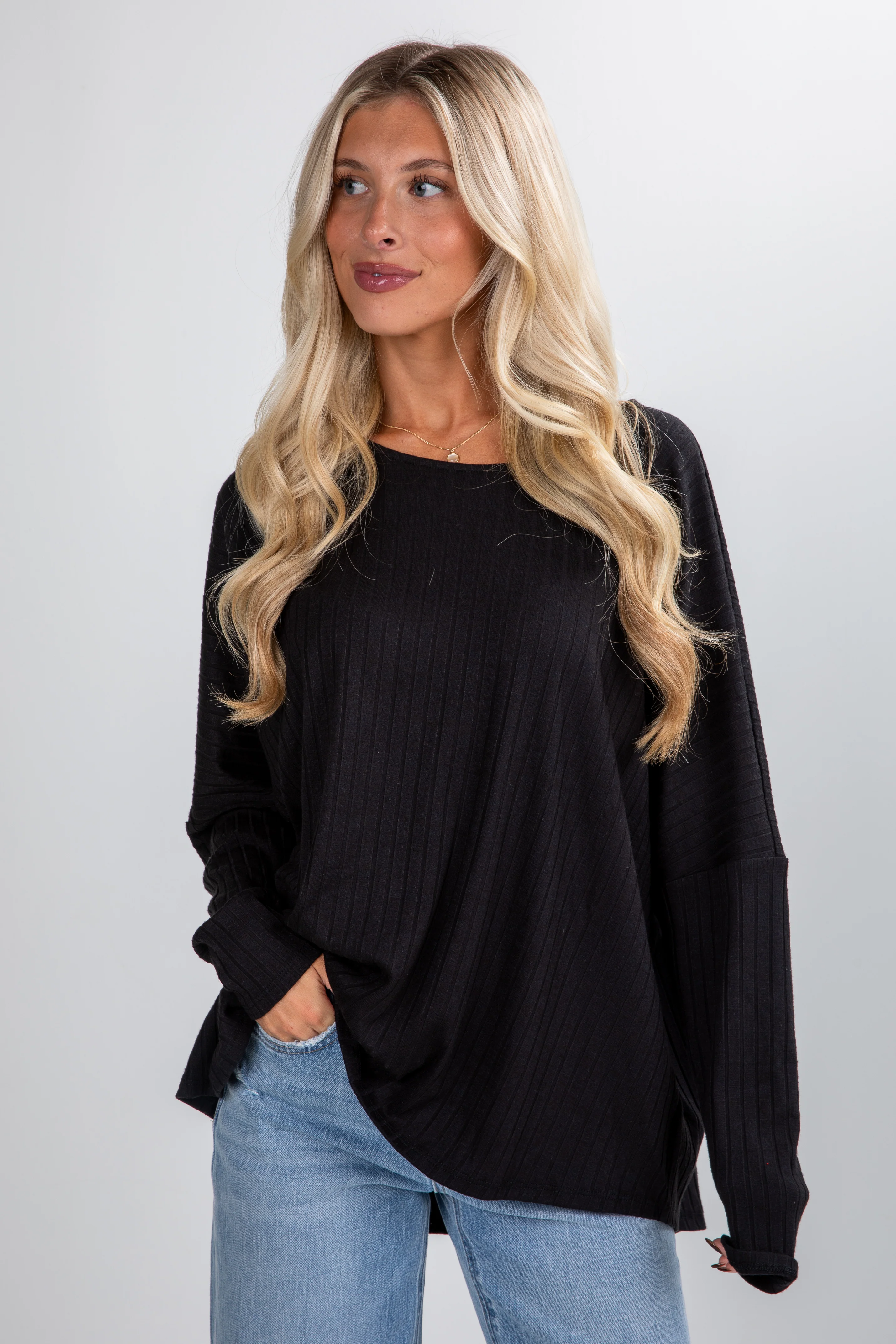 FINAL SALE - Believe In You Ribbed Knit Open Back Top - DU DEAL 12 FINAL SALE - Believe In You Ribbed Knit Open Back Top - DU DEAL