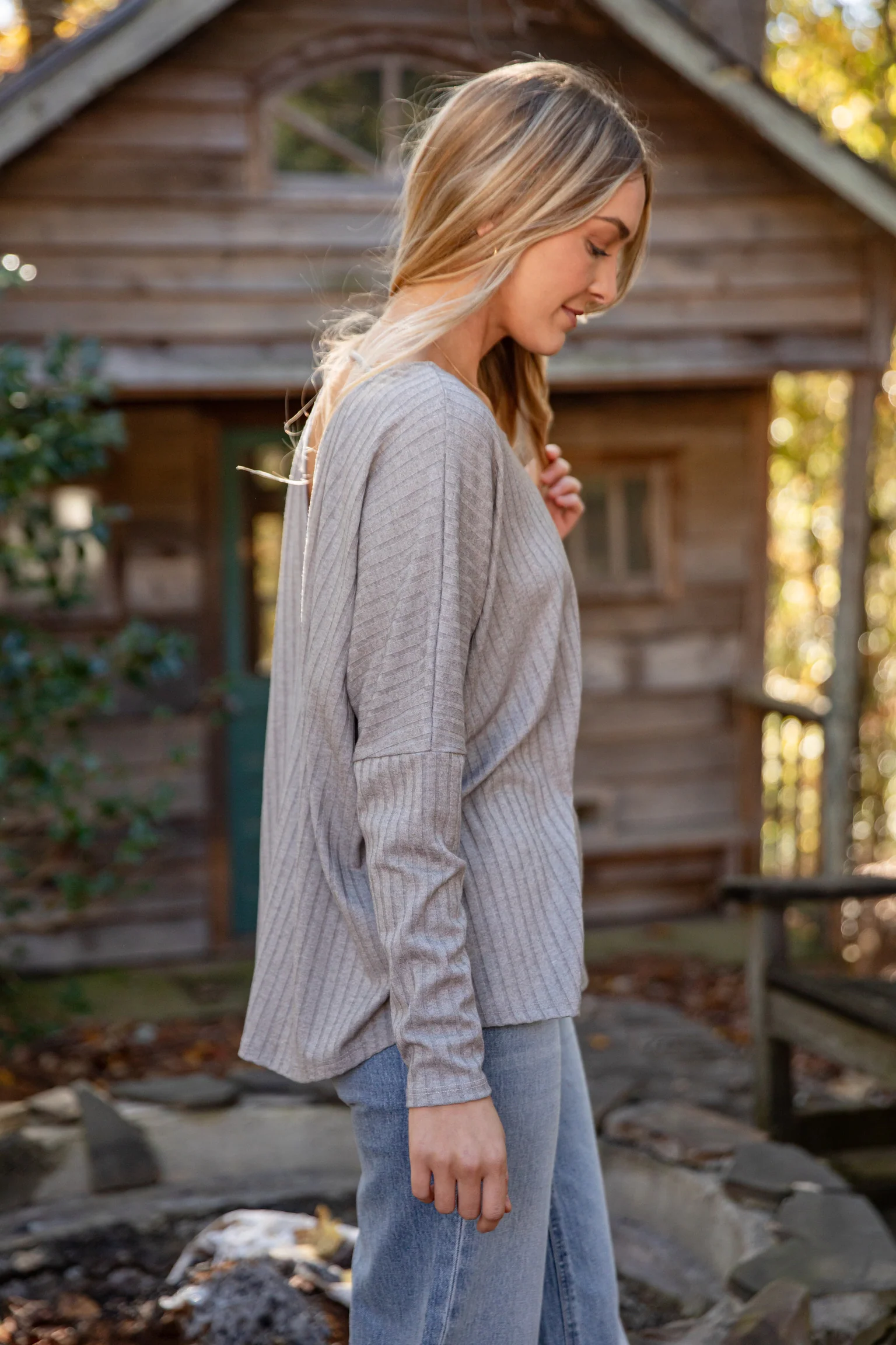 FINAL SALE - Believe In You Ribbed Knit Open Back Top - DU DEAL 7 FINAL SALE - Believe In You Ribbed Knit Open Back Top - DU DEAL