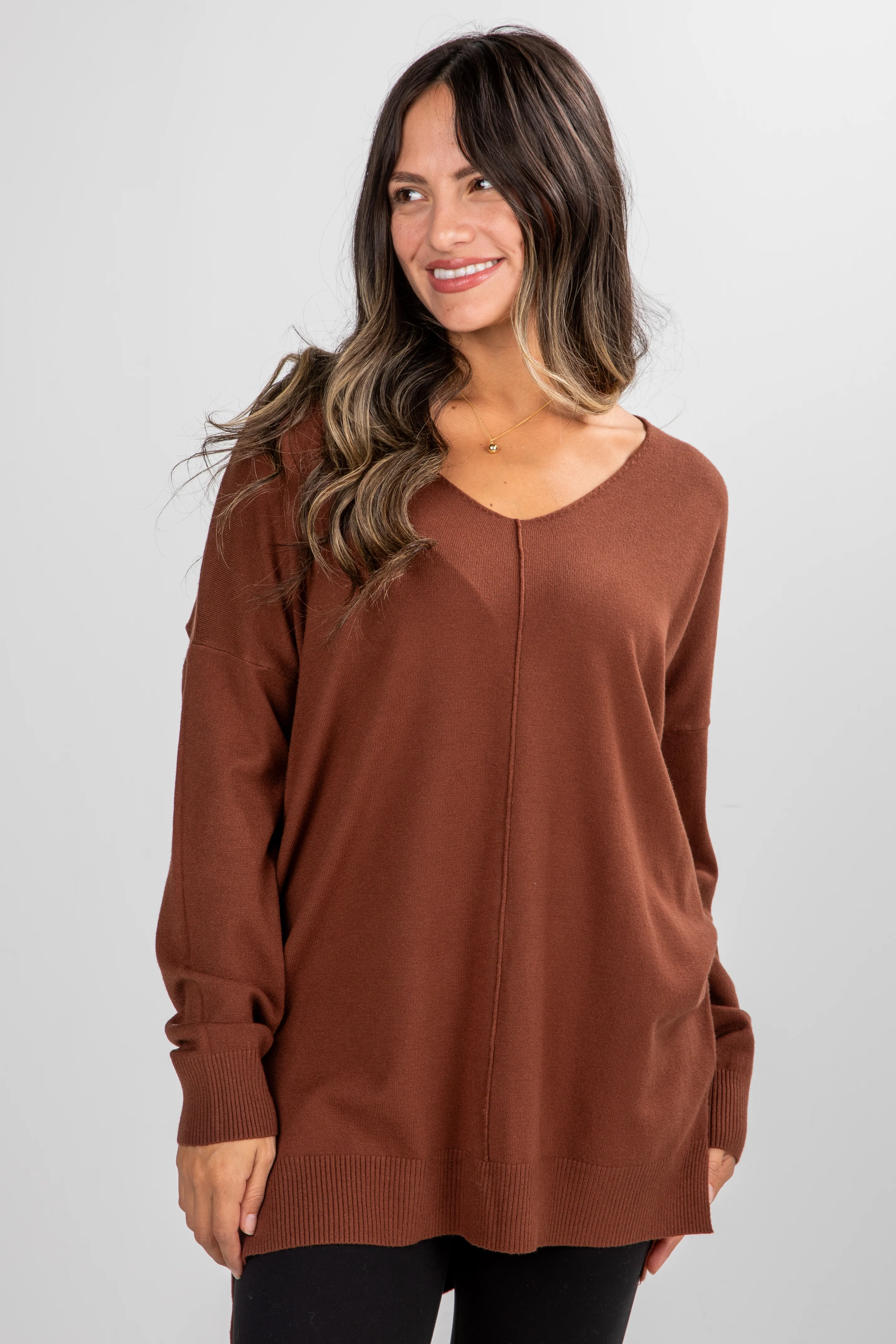 FINAL SALE - Cool And Cozy Oversized Lightweight Knit Sweater