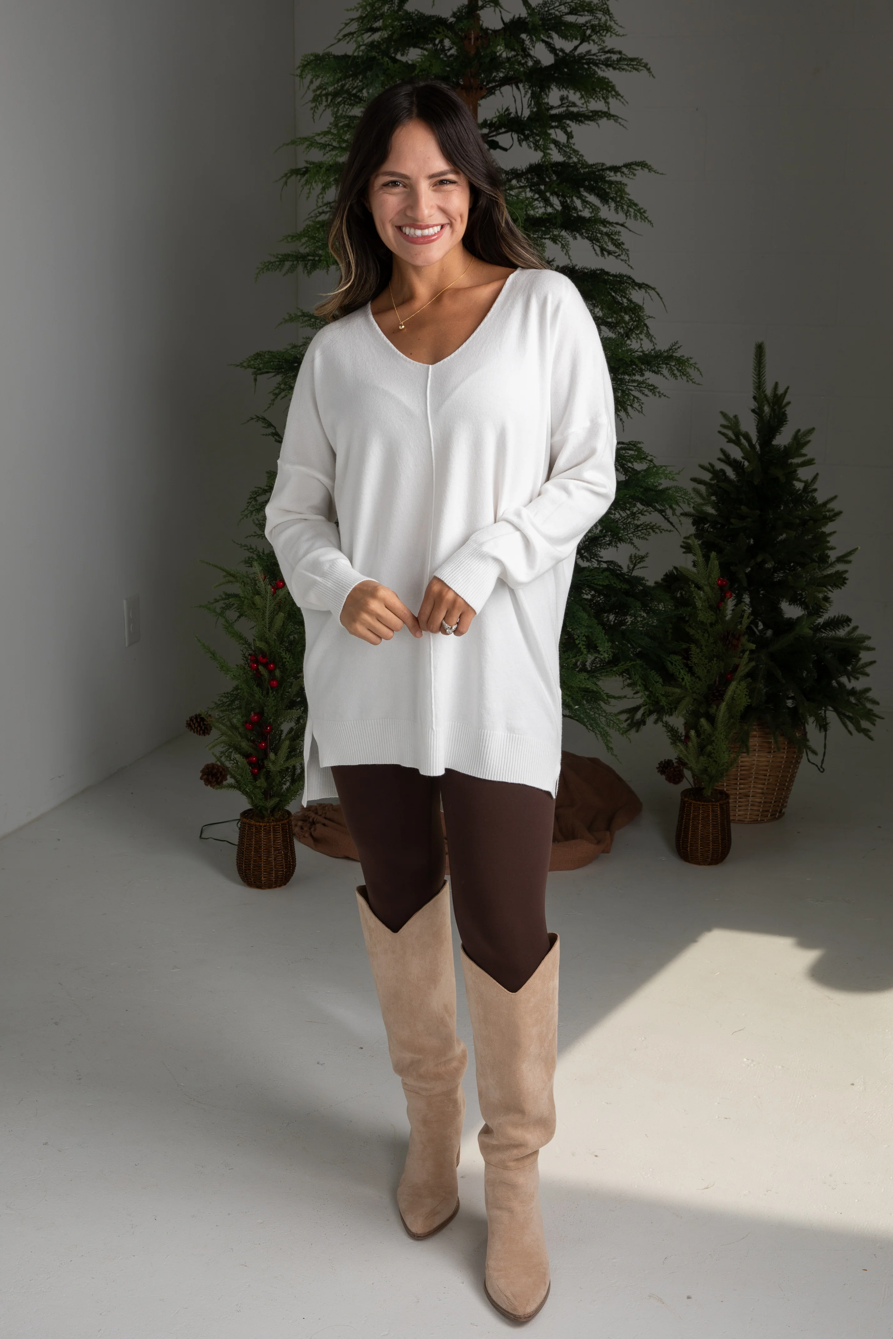 FINAL SALE - Cool And Cozy Oversized Lightweight Knit Sweater