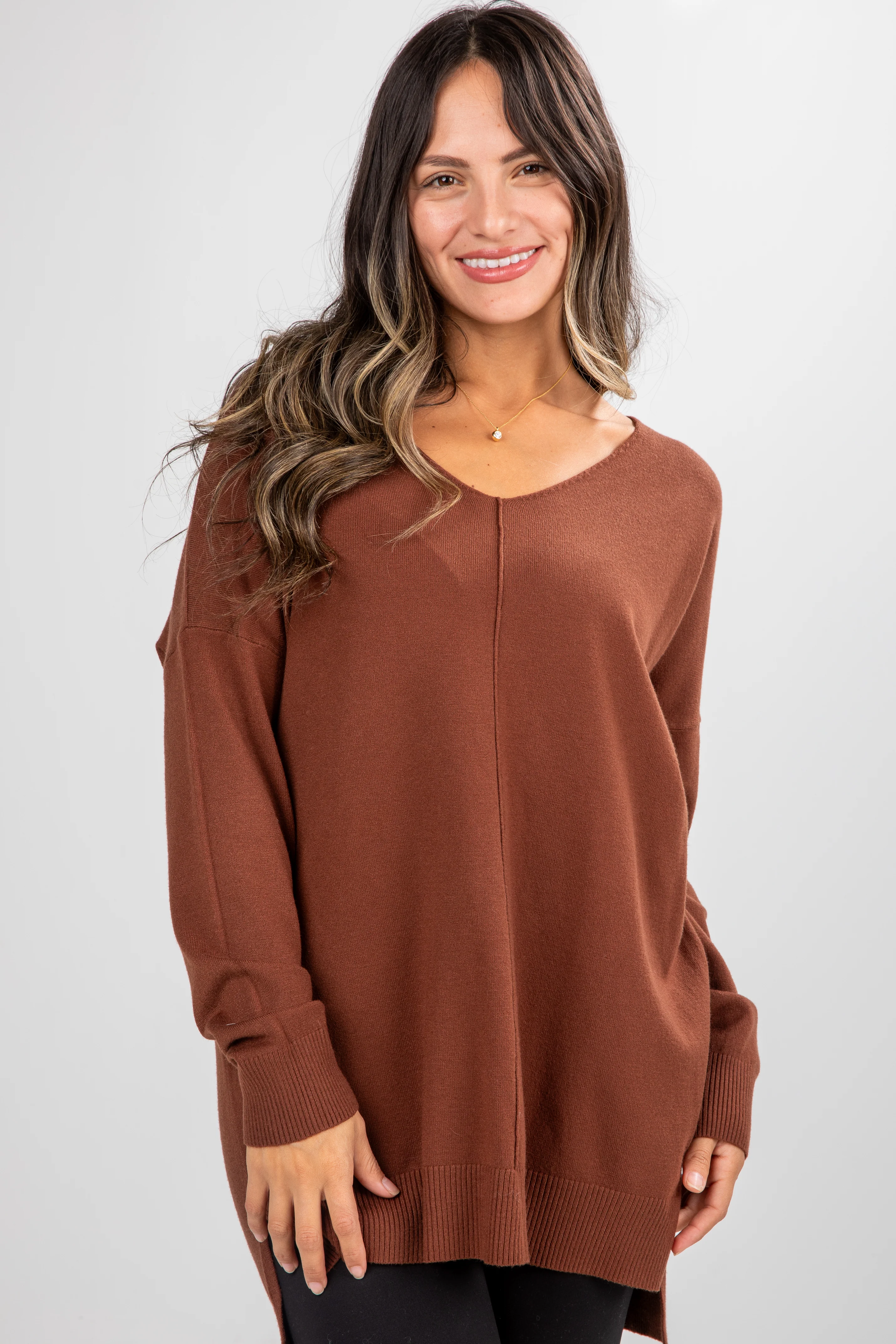 FINAL SALE - Cool And Cozy Oversized Lightweight Knit Sweater