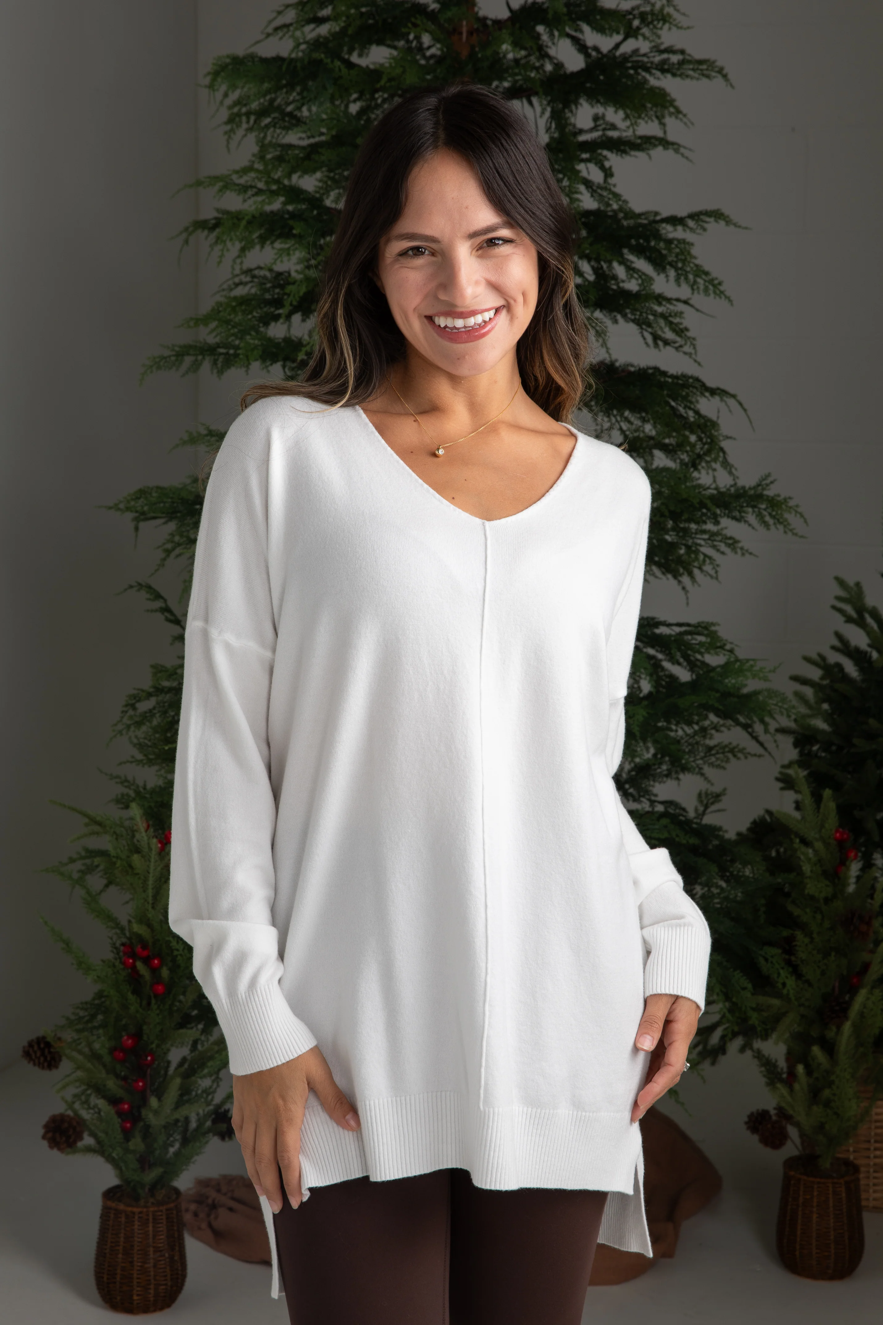 FINAL SALE - Cool And Cozy Oversized Lightweight Knit Sweater