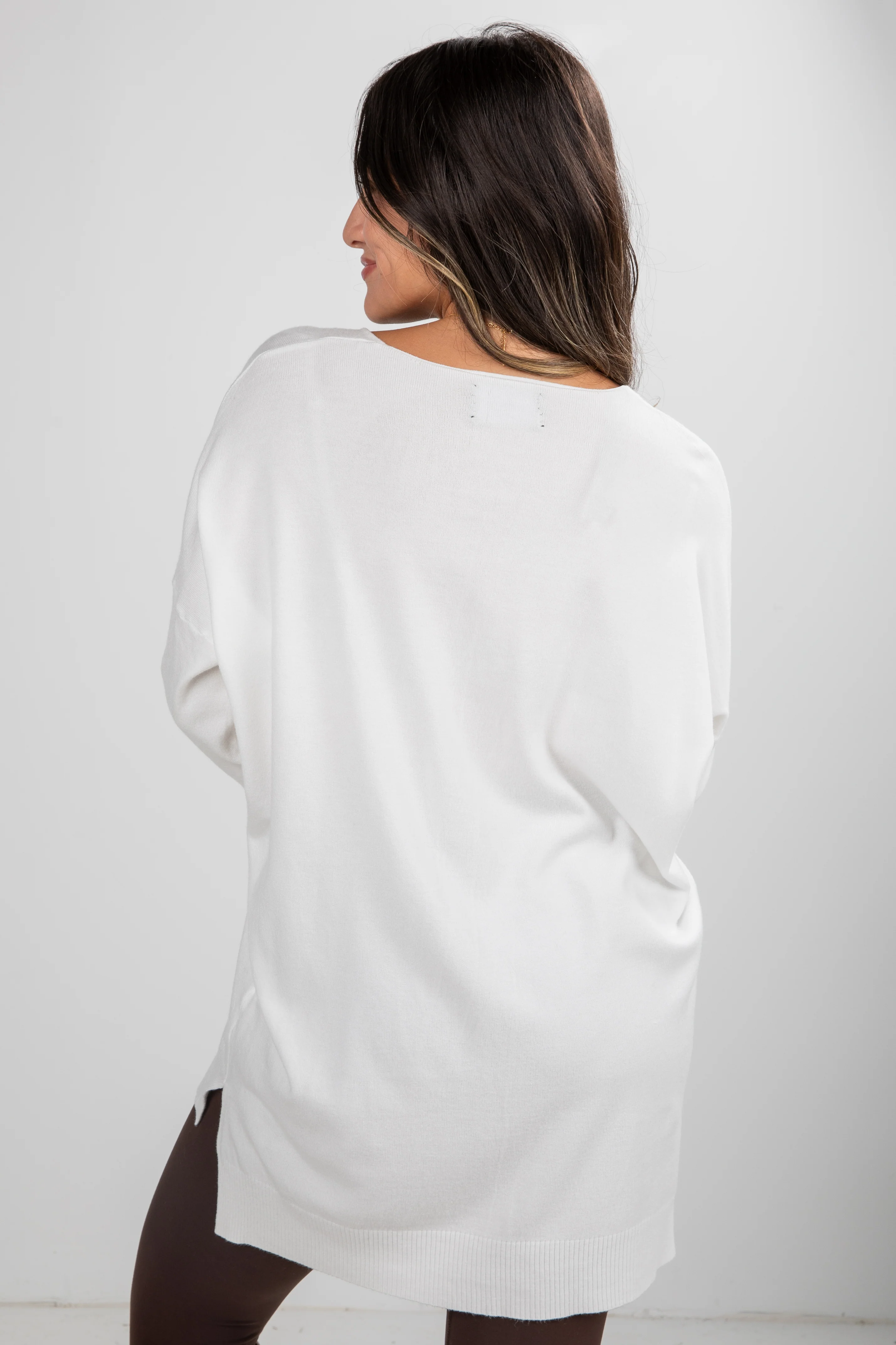 FINAL SALE - Cool And Cozy Oversized Lightweight Knit Sweater