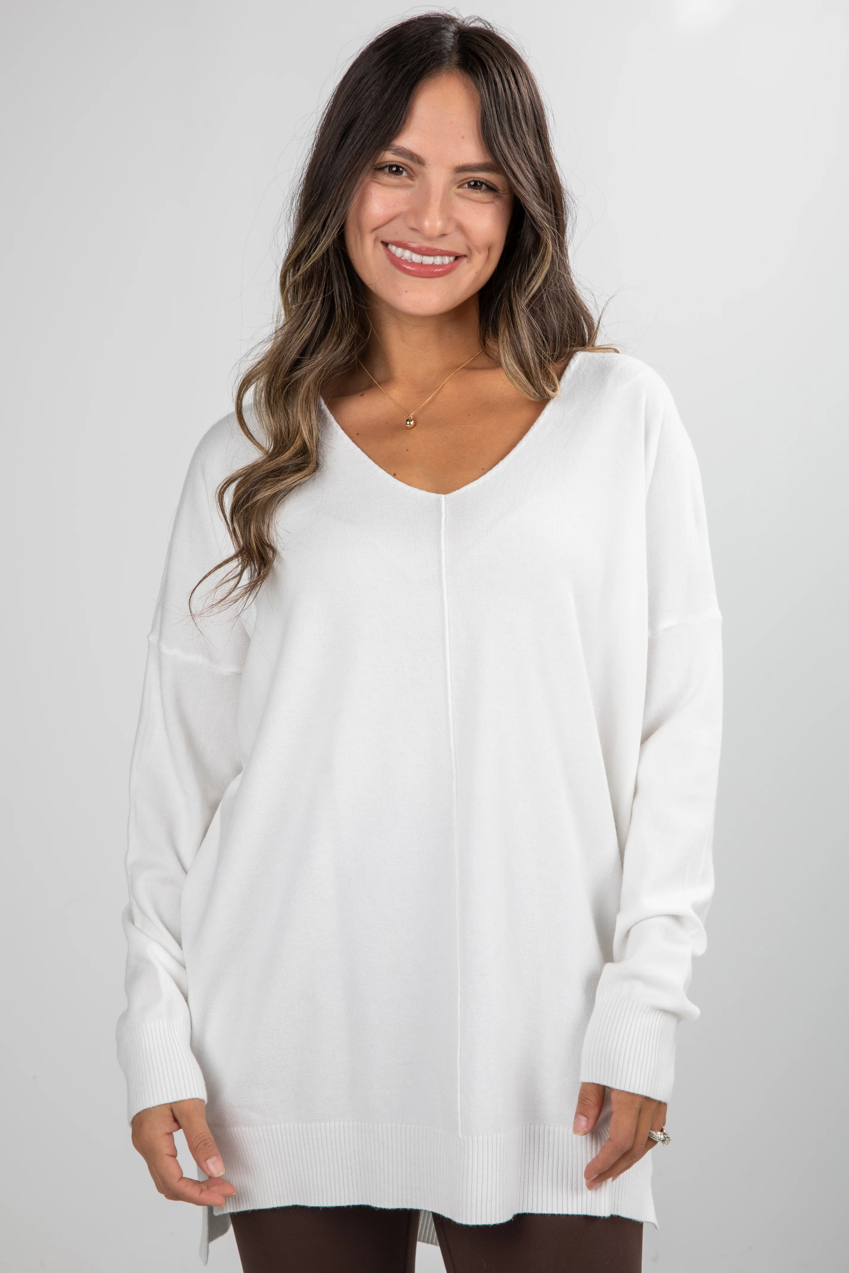 FINAL SALE - Cool And Cozy Oversized Lightweight Knit Sweater